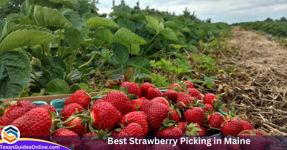 Best Strawberry Picking in Maine